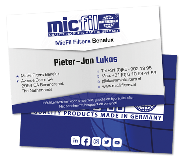 micfil-companycards Pieter-Jan Lukas - MicFil Filters Benelux