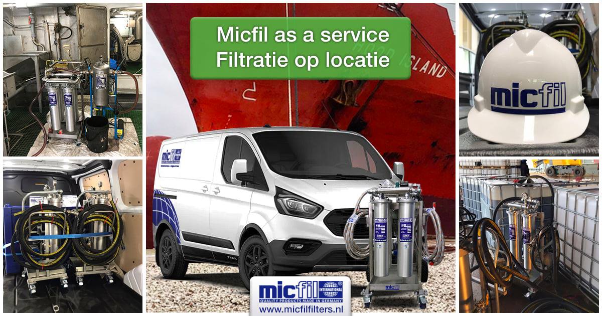 Filtratie op locatie Filtratie op locatie