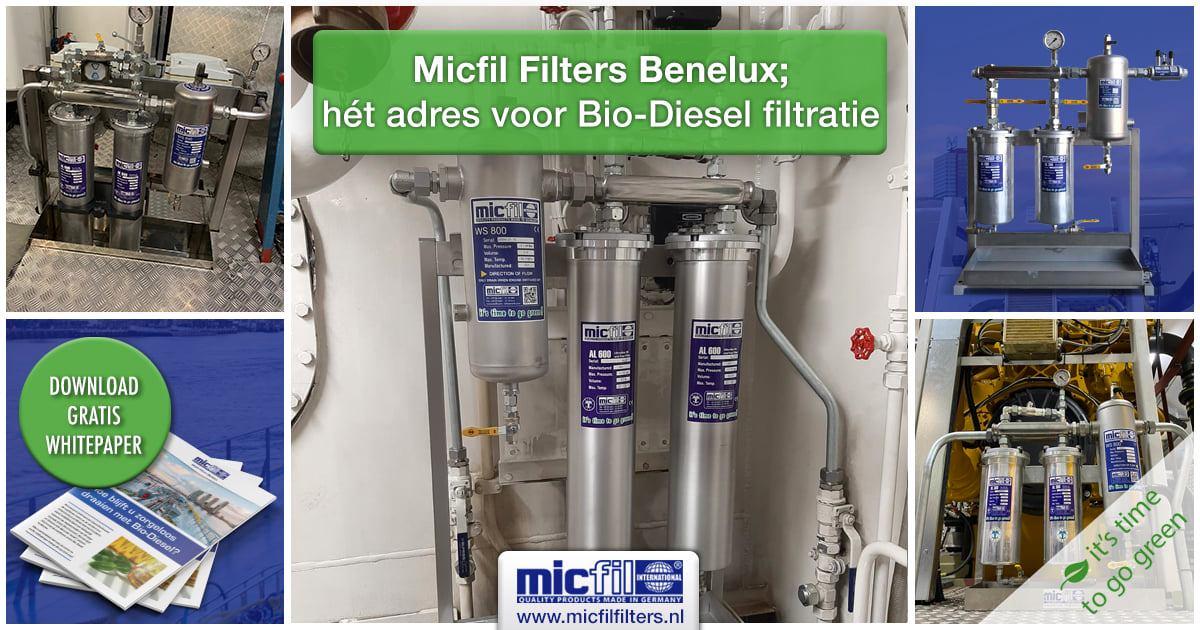 Micfil filtratie-oplossingen