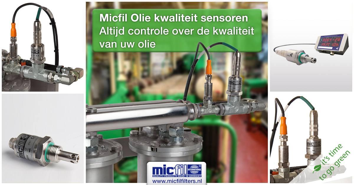 Micfil olie kwaliteit sensoren olie kwaliteit sensoren
