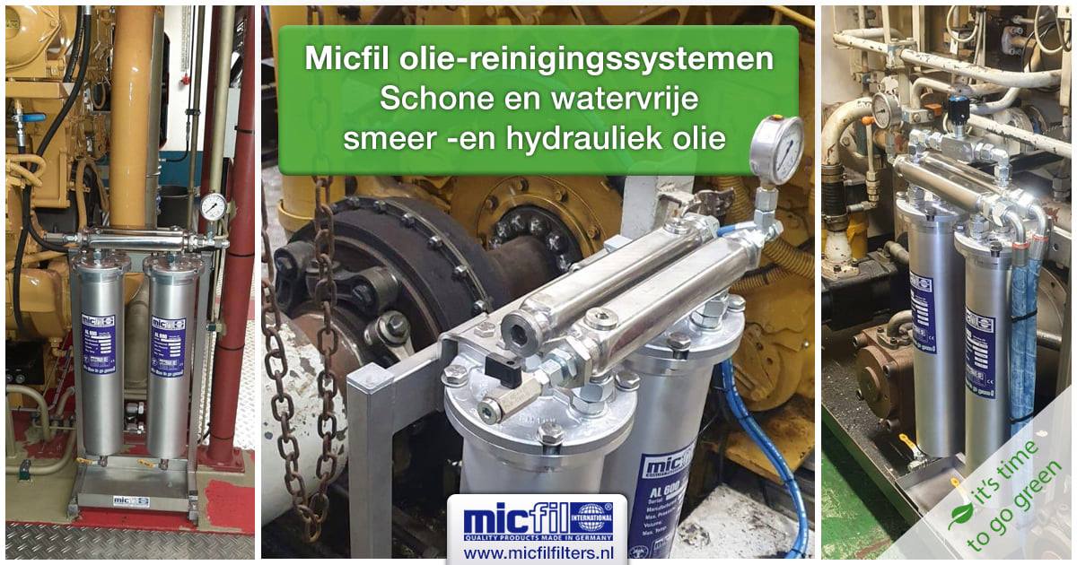 Micfil olie-reinigingssystemen olie-reinigingssysteem