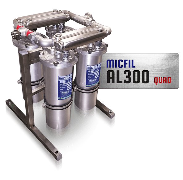 Micfil AL300 Quad-filtersysteem