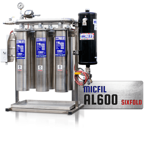 Micfil AL600 Sixfold-filtersysteem