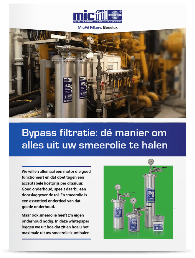 Omslag Bypassfiltratie smeerolie