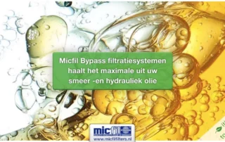 Illustratie van bypassfiltratie voor motorolie