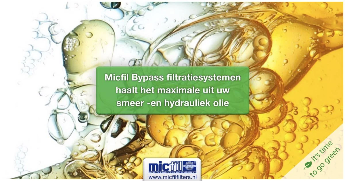 Illustratie van bypassfiltratie voor motorolie