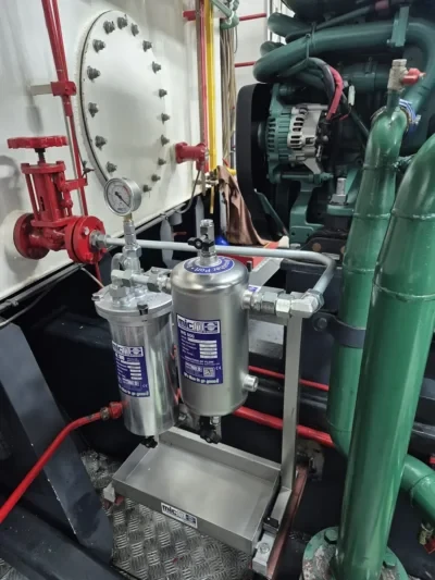 Micfil AL300 filtersysteem en WS800 waterseparator